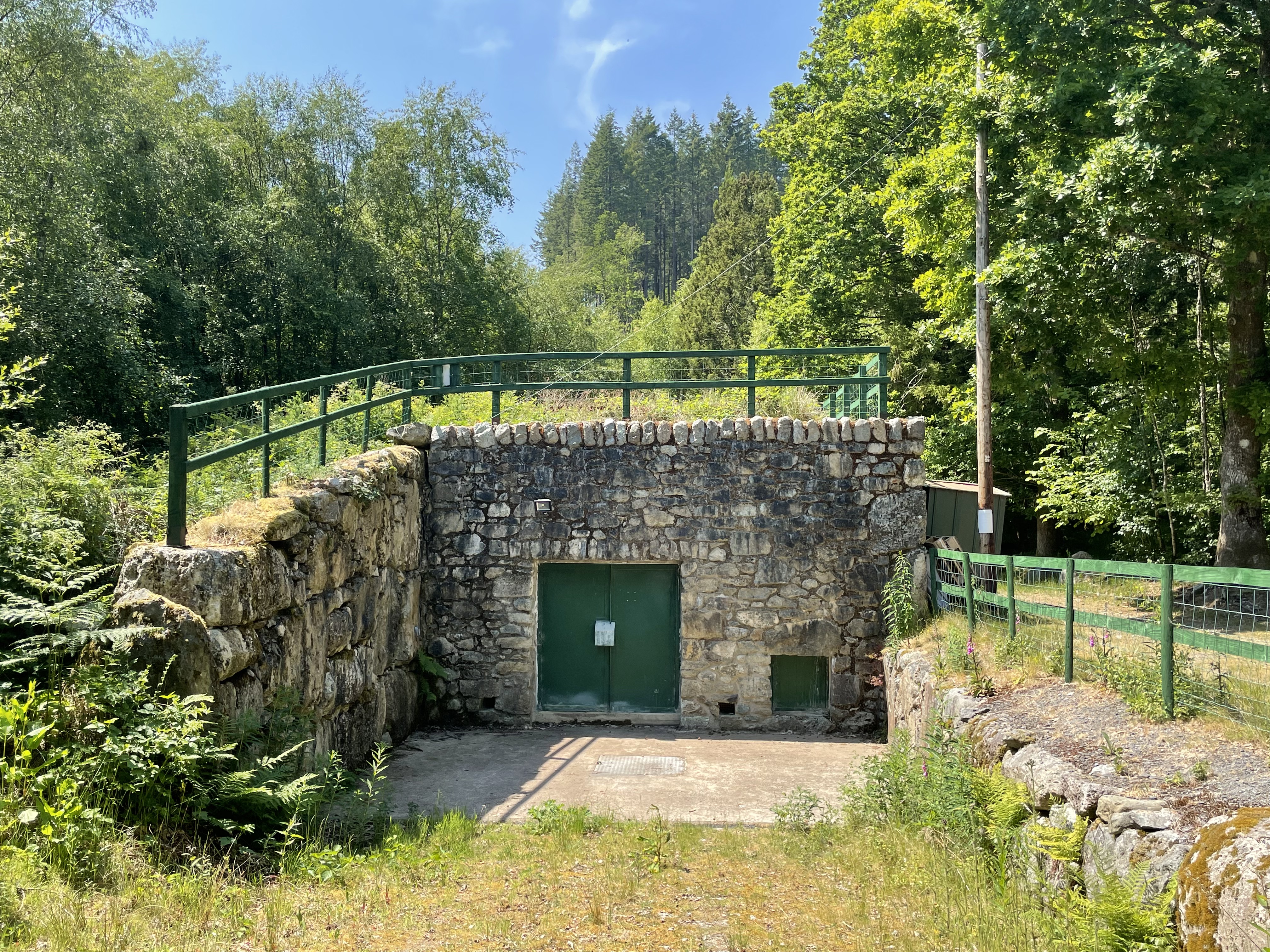 Turbine House, part-buried